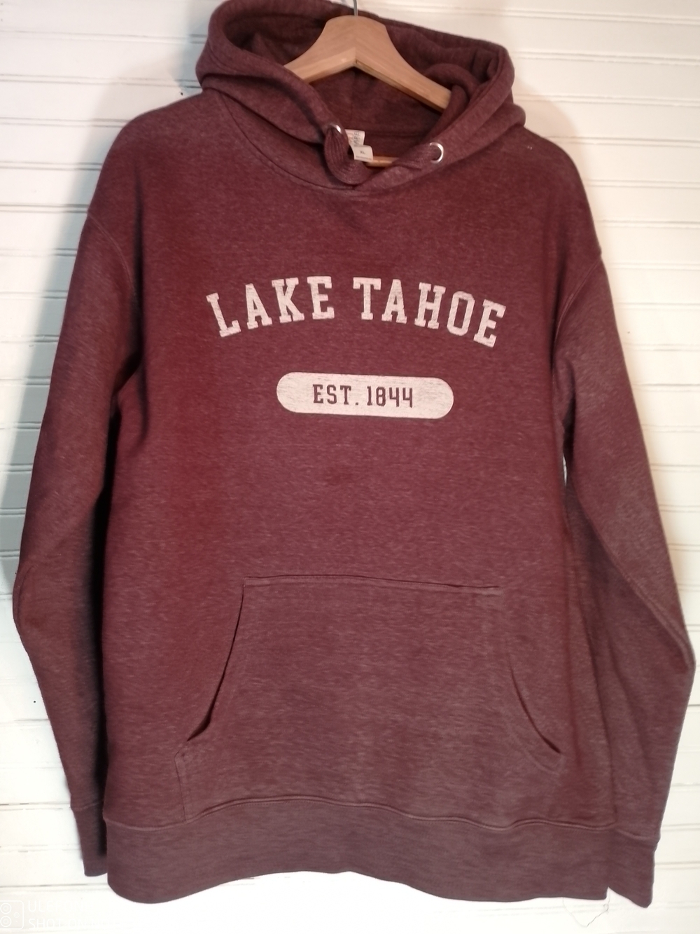 Maroon Pullover Hoodie Sweatshirt XL